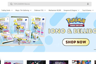 design pokemon shopify store trading card game pokemon card website tcg store