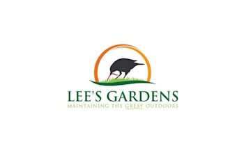 do awesome logo for garden grounds maintenance sole trader