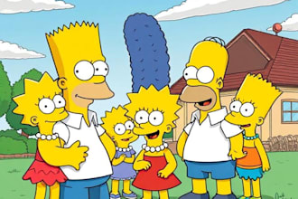 make you in the best yellow cartoon simpsons character