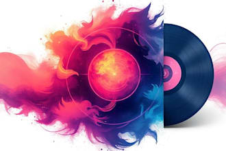design music album cover art ready for spotify