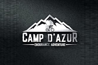 design gorgeous cycling camps logo