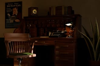 model detailed furniture and props in blender