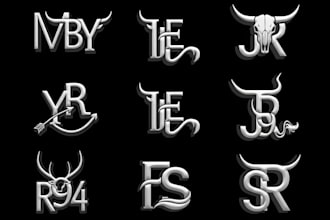 do vintage cattle brand western ranch cowboy texas logo and livestock branding