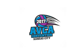 design attractive a volleyball convention logo