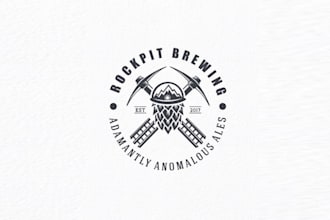 design elegant glamorous brewery logo