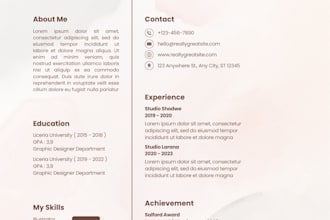 customise your resume in a short and elegant way
