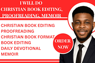 do christian book editing, proofreading christian book formatting memoir