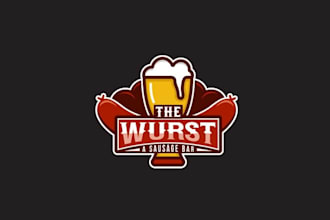 design classic surprising bar beer logo