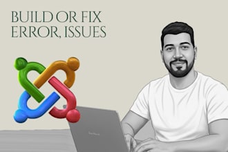 develop, build or fix error, issues on your joomla websites