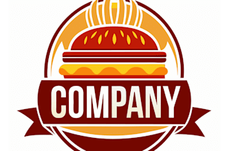 design luxury hotel and restaurant, catering, fast food logo