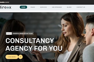 human resources website HR consultant website job board recruitment website