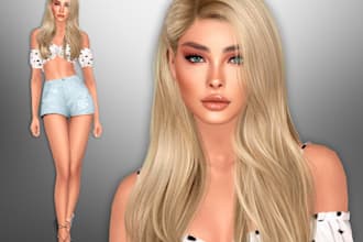 design unique and realistic custom content for the sims 4