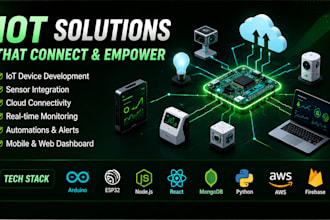 do expert arduino esp32 programming, iot projects and pcb design