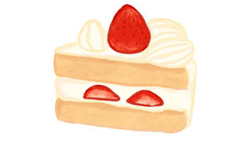 draw cute simple food illustration for menu or sticker