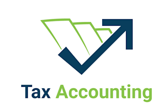 design modern financial accounting bank insurance tax logo
