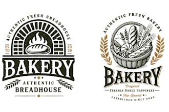 design professional candy, sweets, bakery, restaurant, food logo
