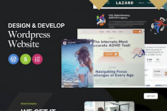 do wordpress website development and web design
