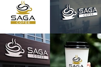 design restaurant, cafe, bar and coffee shop logo design