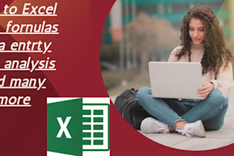 do anything in excel, PDF to excel, data cleaning, excel formulas and many more