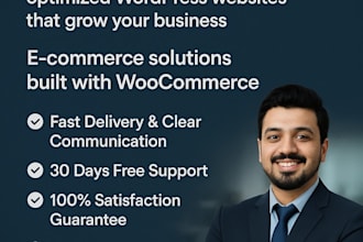 be your expert wordpress and woocommerce developer