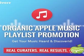 organic apple playlist promotion apple music promotion music playlist
