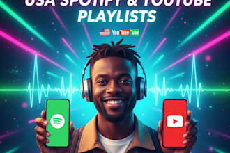 promote your song on USA spotify and youtube playlists