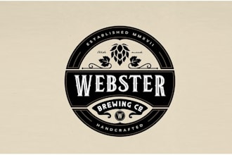 design creative beer company logo