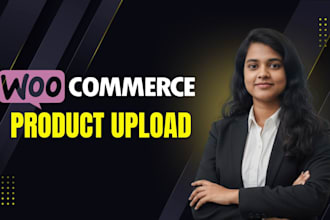 do product upload and listing in woocommerce store wordpress