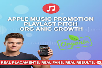 do apple music promotion, playlist pitch, organic growth