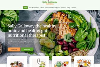 squarespace nutrition website diet consultant website health coach food website