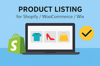 do product listing for ecommerce