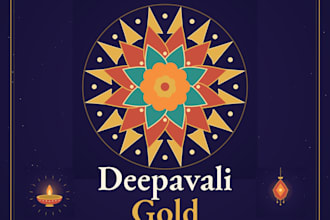 design a custom diwali festive social media pack for your brand