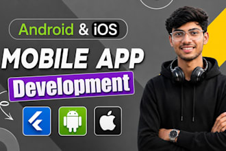 do develop flutter mobile app for android and ios