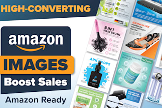 design amazon infographic and listing images