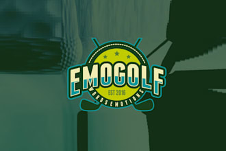 design beautiful outstanding golf brand logo