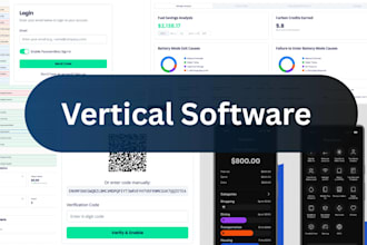 develop a vertical software application for your business