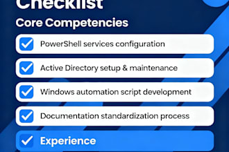 create custom powershell scripts for automation and systems administration