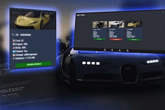 design game app UI UX, fivem ui script, fivem weapon, fivem gang,ful redm server
