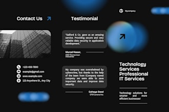 create flyers or brochures