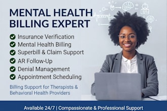 provide expert mental health and behavioral health billing