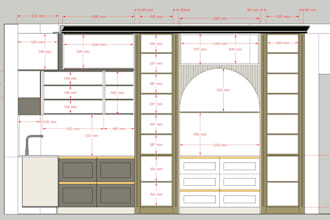 prepare furniture design and production drawings