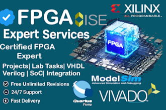 do fpga verilog vhdl and dld quartus vivado project