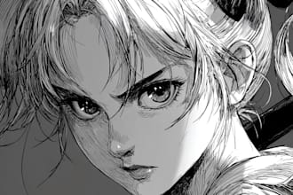 draw anime or manga character design