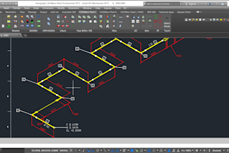 create autocad 2d drawings for mechanical piping civil industrial