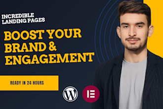 design an incredible landing page for influencers