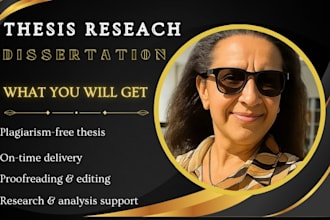 proofread, edit, ghostwrite your academic writing, book, dissertation and thesis