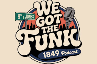 design a professional and unique podcast logo