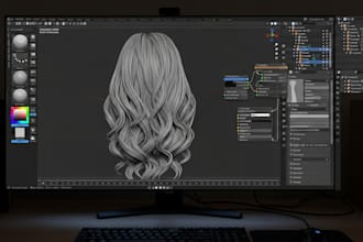 design high quality roblox hair  ugc accessories
