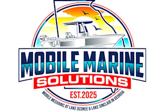 design a creative and modern boat logo