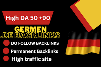 build high da german backlinks with manual german guest post